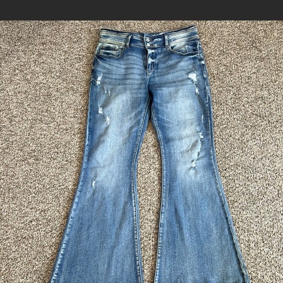 KanCan Signature High Rise Super Flare Jean, Women's 31/34 - Picture 9 of 9